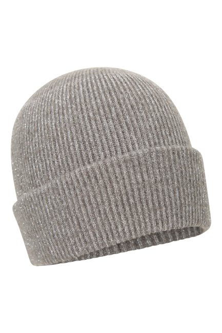 Grijze Merk Mountain Warehouse Glitter Shine Dames Beanie