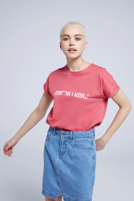 Berry Collection Animal Hulst Dames Biologisch Logo T-shirt Mountain Warehouse