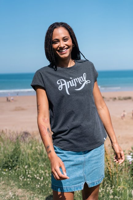 Houtskool Bergmagazijn Origineel Dier Hulstklauw Biologisch T-shirt Voor Dames