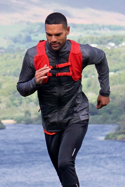 Black Mountain Warehouse Origin Eclipse Ii Gewatteerde Herentussenlaag Met Volledige Rits