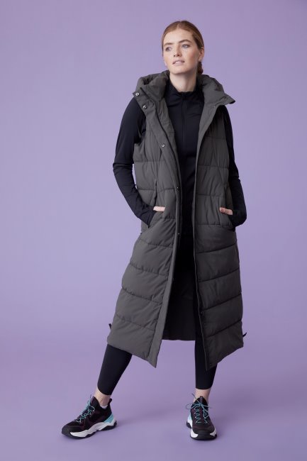 Active People Comfort Zone Longline Bodywarmer Voor Dames Original Mountain Warehouse Kaki