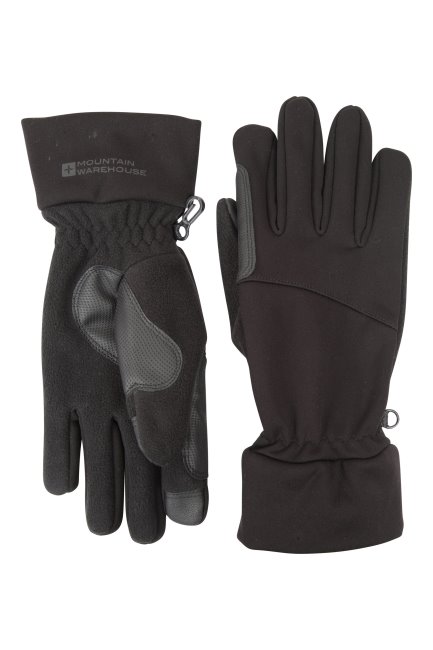 Softshell Touchscreen-handschoenen Voor Dames Beste Black Mountain-magazijn