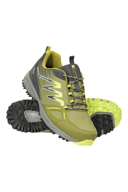 Lime Origins Mountain Warehouse Verbeterde Waterdichte Trailrunner-sneakers Voor Heren