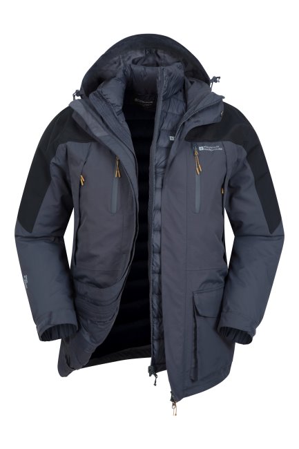 Mountain Warehouse Origin Correspondent Ii Heren Dons 3 In 1 Jas Blauw