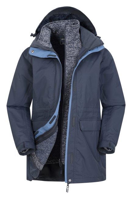 Glacial Ii Extreem Lange 3-in-1 Damesjas Mountain Warehouse Fashion Navy