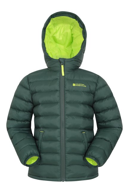 Mountain Warehouse Kaki Seizoenen Ii Collecties Gewatteerde Kinderjacks