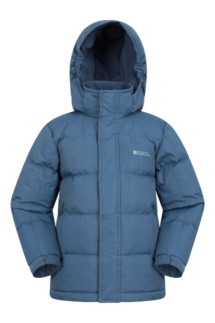 Brands Snow Ii Waterafstotende Gewatteerde Kinderjas Mountain Warehouse Navy