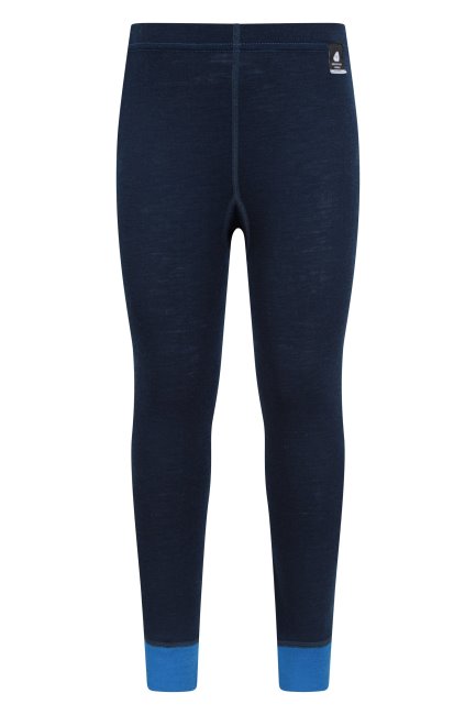 Mountain Warehouse Blue Best Merino Baselayer Broek Voor Kinderen