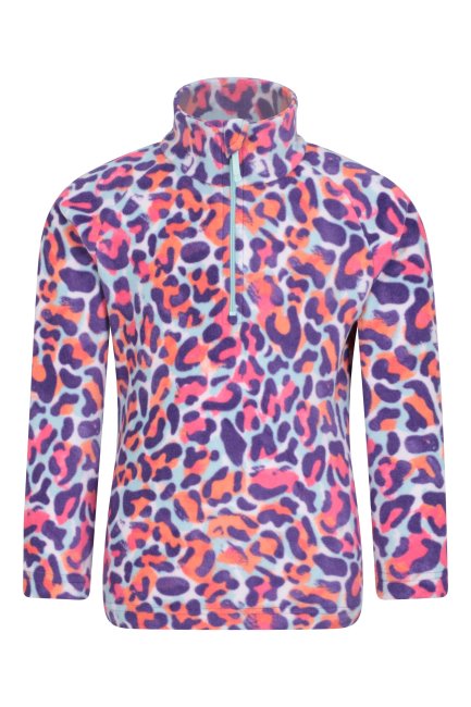 Merken Spot Effort Kids Fleece Met Halve Rits Bergpakhuis