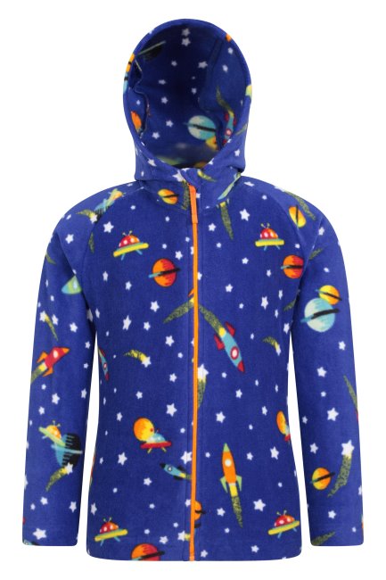 Achtering Ii Hoodie Met Print Voor Kinderen Spacey-aquavolging Hot Mountain Warehouse