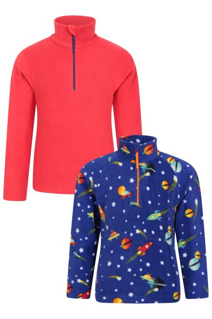 Achtervolging Ii Stimulerende Kinderfleece 2-pack Best Mountain Warehouse Spacey-midnight