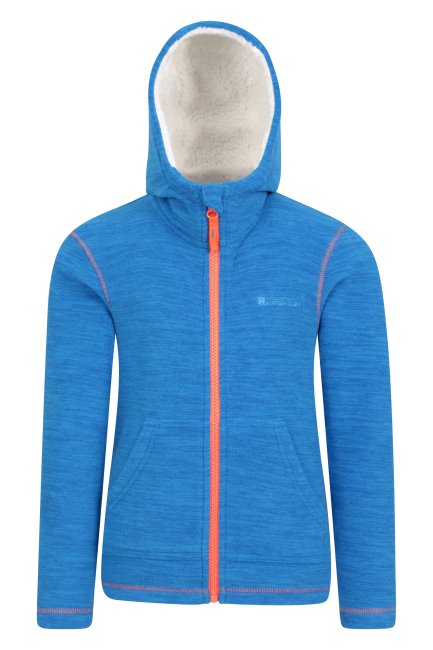 Originele Snowdonia Ii Kinderhoodie Met Borgvoering Mountain Warehouse Tone-blue