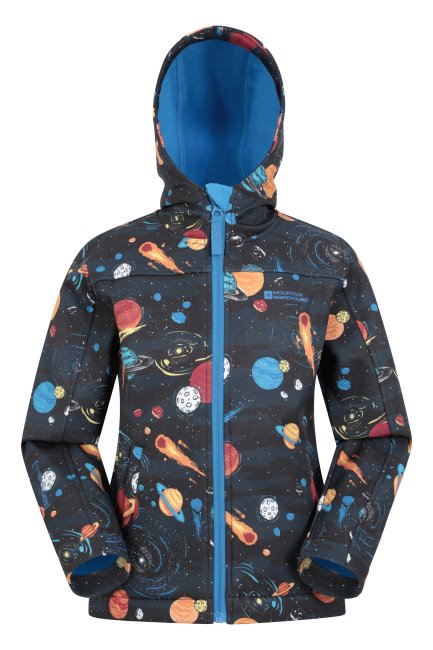 Mountain Warehouse Originele Exodus Ii Waterbestendige Softshell Kinderen Spacey-middernacht