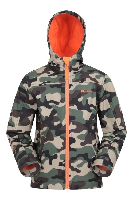 Fashion Mountain Warehouse Exodus Ii Kids Waterdichte Softshell Donkerbeige