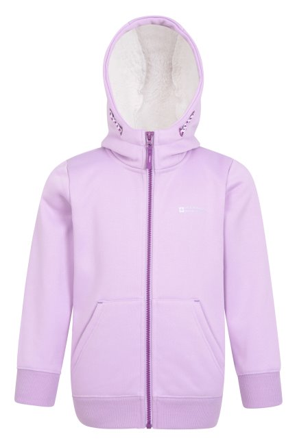 Alpine Ii Kinderhoodie Met Volledige Rits Merken Mountain Warehouse Lilac