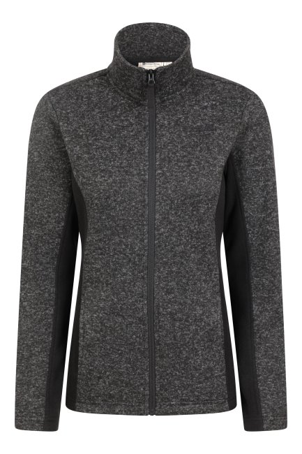 Hot Mountain Warehouse Idris Fleecejack Voor Dames, Gitzwart