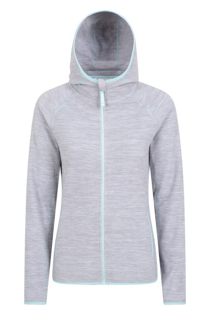 Lleyn Melange Ii Dames Fleece Hoodie Grijs Mountain Warehouse Origins
