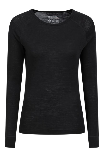 Black Mountain Warehouse Merk Merino Gelijktijdige Dames Top Ii