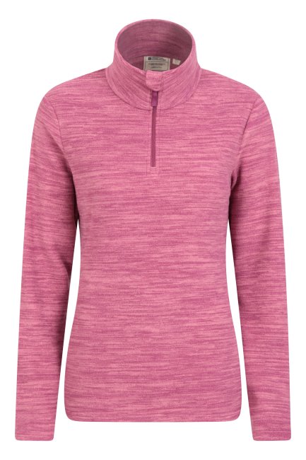 Snowdon Melange Damesfleece Fashion Mountain Warehouse Bordeauxrood