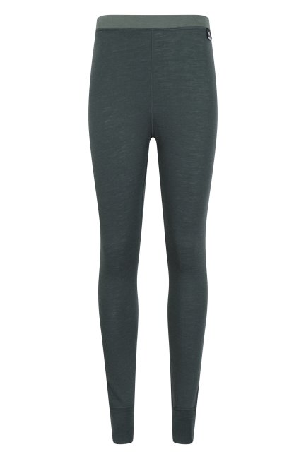 Hot Mountain Warehouse Kaki Merino Ii Basislaagbroek Voor Dames