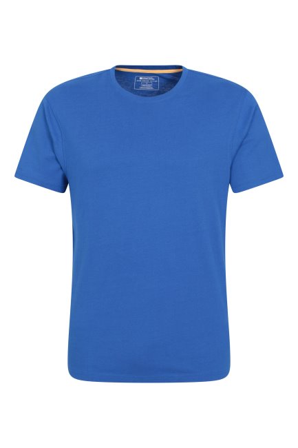 Mountain Warehouse Brands Felblauw Eden Ii Biologisch T-shirt Voor Heren
