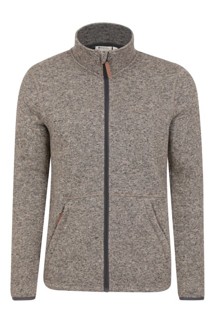Idris Iii Fleece Herencollectie Met Volledige Rits Beige Mountain Warehouse
