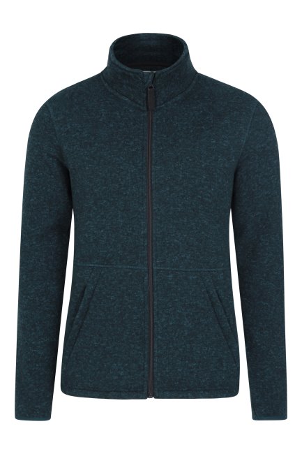 Original Mountain Warehouse Groenblauw Idris Iii Fleece Voor Heren Met Volledige Sluiting