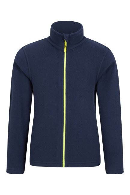 Navy Camber Ii Fleece Bergpakhuis Met Volledige Rits Voor Kinderen Heet