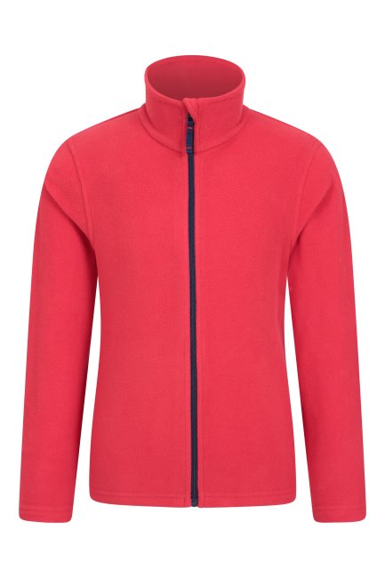 Camber Ii Fleece Met Volledige Rits Voor Kinderen Mountain Warehouse Brands Rood