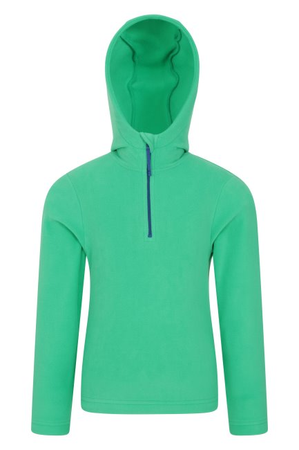 Camber Ii Kinder Fleece Hoodie Donkergroen Origineel Mountain Warehouse
