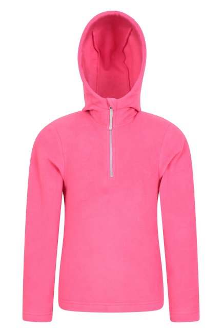 Origins Camber Ii Fleece Hoodie Voor Kinderen Felroze Mountain Warehouse