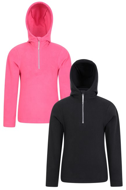 Feroze Mountain Warehouse Merck Camber Ii Fleece Hoodie Voor Kinderen, Set Van 2