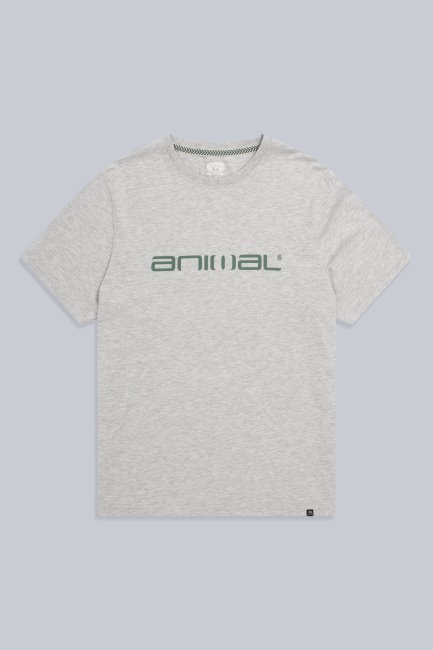 Dier Classico Heren Bio T-shirt Grijs Merk Mountain Warehouse