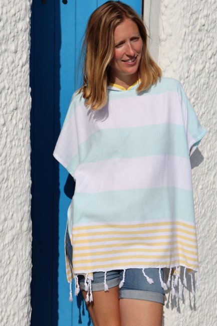 Mintgele Getijden Dames Shortie Poncho Mountain Warehouse Hot