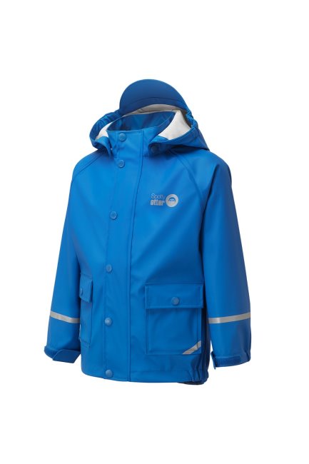 Blauw Merk Boswachter Kids Pu Waterdichte Jas Bergmagazijn