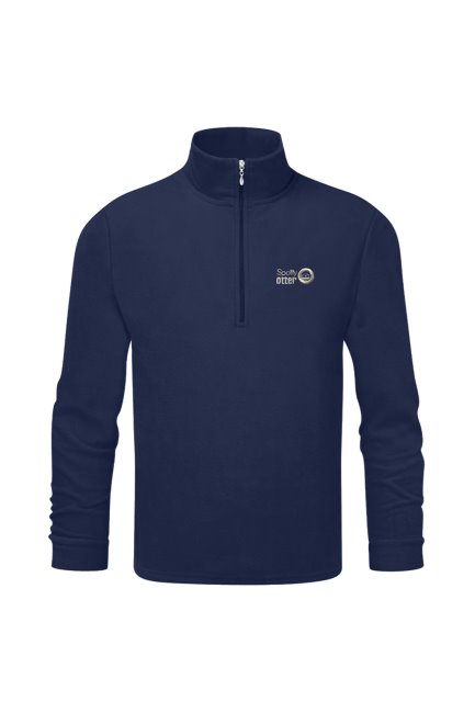 Middenlaag Fleece Met Microrits Voor Kinderen Marineblauw New Mountain Warehouse