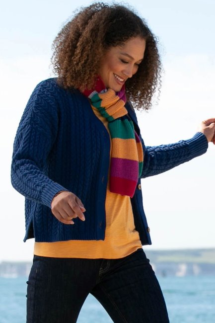 Bluf Damessjaal Hete Bergmagazijn Regenboog