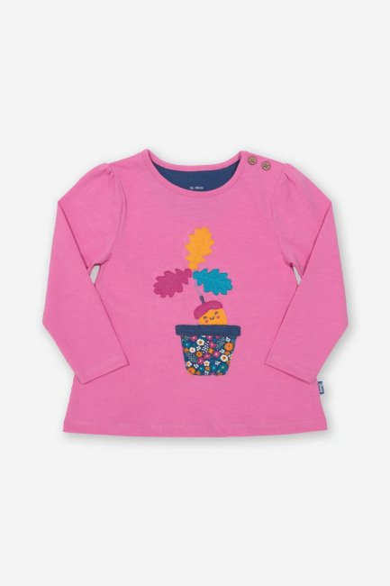 Pink Mountain Warehouse Little Oak Baby/kind Tuniek Top Met Lange Mouwen Nieuw