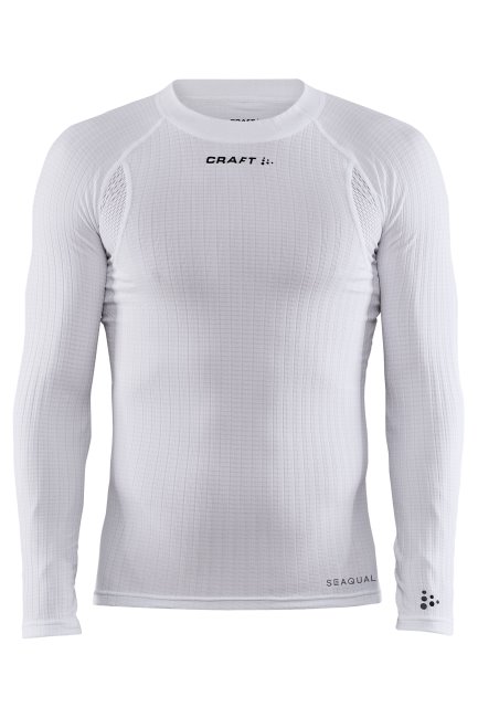 Active Extreme X Heren Top Met Ronde Hals En Lange Mouwen Mountain Warehouse Best White