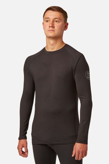 Hot Black Mountain Warehouse Carbondri® Heren Body Fit Basislaag Met Ronde Hals