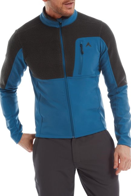 Collectie Allroad Heren Fleece Blauw Mountain Warehouse
