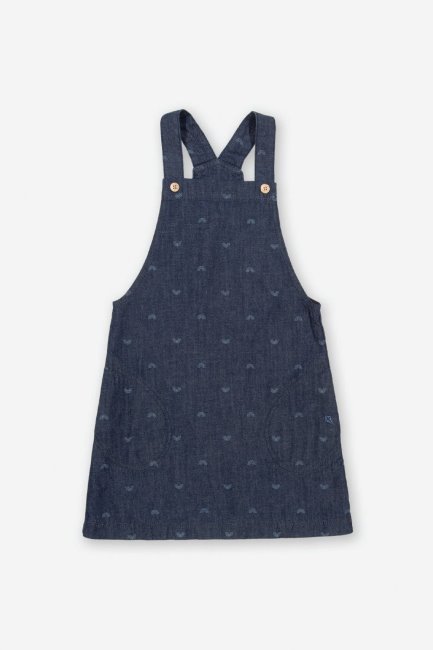 Polka Regenboog Denim Overgooier Voor Kinderen Merken Navy Mountain Warehouse