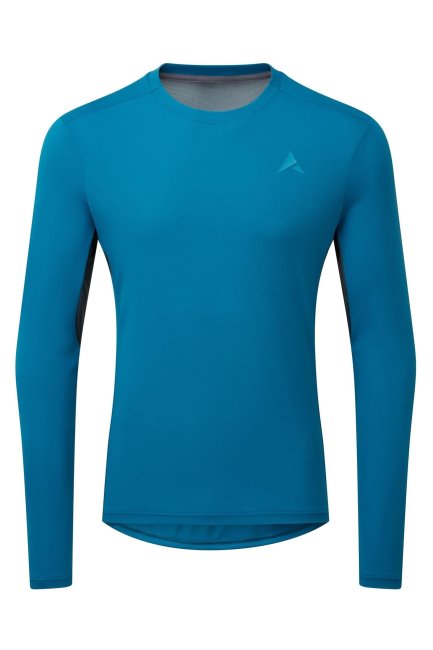 Merken Mountain Warehouse Blauw Kielder Heren Technische Fietstrui Met Lange Mouwen