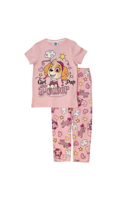 Girl Pup Power Skye Meisjes Pyjama Set Lichtroze Mountain Warehouse Collecties