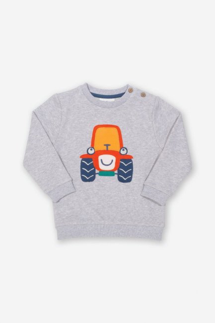 Grijs Sweatshirt Met Vrolijke Tractor Voor Kinderen Origin Mountain Warehouse
