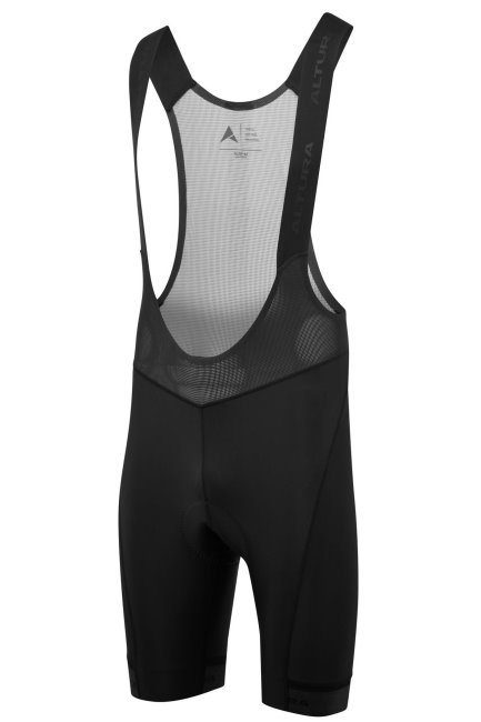 Collecties Zwart Progel Plus Heren Fietsbroek Met Bretels Mountain Warehouse