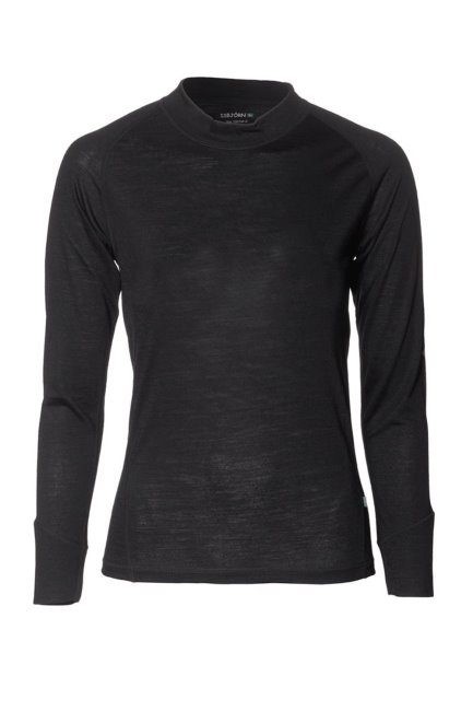 Beste Zwarte Husky Kids Merino Baselayer Sweater Mountain Warehouse